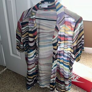 BRUNCH BUTTON UP MULTI COLOR SHIRT
